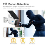 ESCAM QF490 HD 1080P 4G 3.8W Solar Panel IP Camera, EU Version - Trustpick