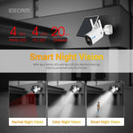 ESCAM QF490 HD 1080P 4G 3.8W Solar Panel IP Camera, EU Version - Trustpick