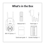 ESCAM QF518 5MP Smart WiFi IP Camera, Support AI Humanoid Detection / Auto Tracking / Dual Light Night Vision / Cloud Storage / Two Way Audio / TF Card - Trustpick