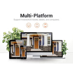 ESCAM QF518 5MP Smart WiFi IP Camera, Support AI Humanoid Detection / Auto Tracking / Dual Light Night Vision / Cloud Storage / Two Way Audio / TF Card - Trustpick