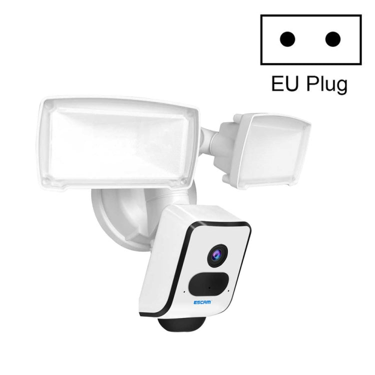 ESCAM QF612 3MP WiFi IP Camera & Floodlight, Support Night Vision / PIR Detection - Trustpick