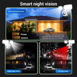 ESCAM QF612 3MP WiFi IP Camera & Floodlight, Support Night Vision / PIR Detection - Trustpick