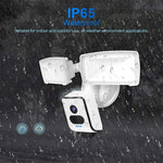 ESCAM QF612 3MP WiFi IP Camera & Floodlight, Support Night Vision / PIR Detection - Trustpick