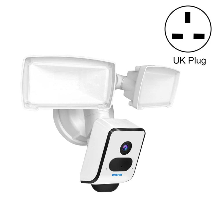 ESCAM QF612 3MP WiFi IP Camera & Floodlight, Support Night Vision / PIR Detection - Trustpick
