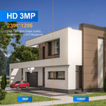 ESCAM QF612 3MP WiFi IP Camera & Floodlight, Support Night Vision / PIR Detection - Trustpick