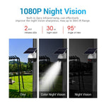 ESCAM QF624 1080P HD IP66 Waterproof WiFi Solar Panel PT IP Camera without Battery - Trustpick