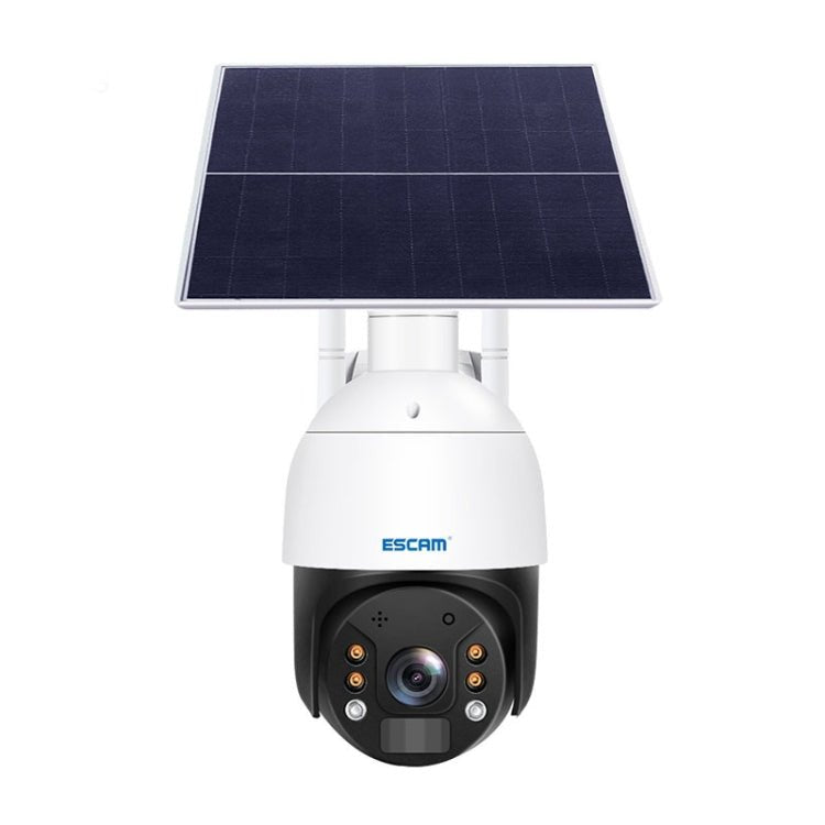 ESCAM QF724 3MP 24h Recording Cloud Storage PT 4G PIR Alarm IP Camera with Solar Panel - Trustpick
