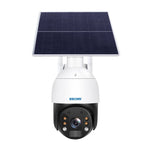 ESCAM QF724 3MP 24h Recording Cloud Storage PT 4G PIR Alarm IP Camera with Solar Panel - Trustpick