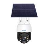 ESCAM QF724 3MP 24h Recording Cloud Storage PT 4G PIR Alarm IP Camera with Solar Panel - Trustpick