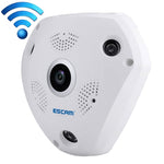 ESCAM Shark QP180 960P 360 Degrees Fisheye Lens 1.3MP WiFi IP Camera, Support Motion Detection / Night Vision, IR Distance: 10m - Trustpick