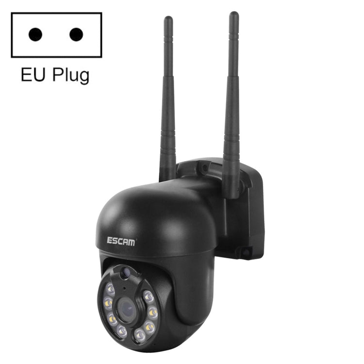 ESCAM WNK610 3.0 Million Pixels Wireless Dome IP Camera, Support Motion Detection & Two - way Audio & Full - color Night Vision & TF Card, EU Plug - Trustpick