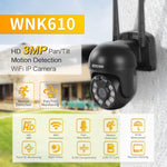 ESCAM WNK610 3.0 Million Pixels Wireless Dome IP Camera, Support Motion Detection & Two - way Audio & Full - color Night Vision & TF Card, EU Plug - Trustpick