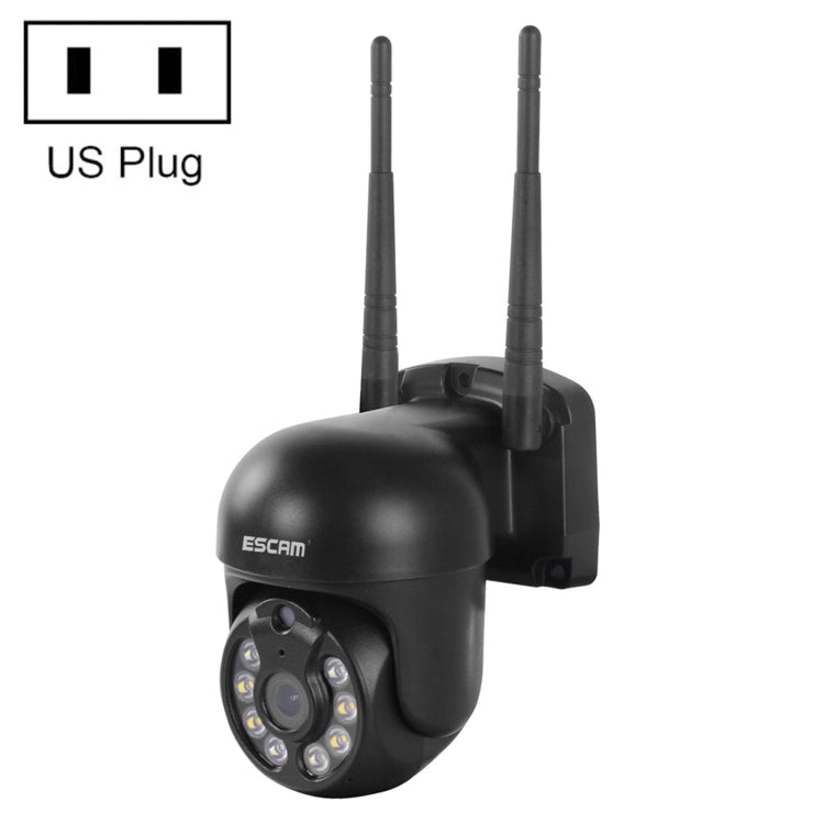 ESCAM WNK610 3.0 Million Pixels Wireless Dome IP Camera, Support Motion Detection & Two - way Audio & Full - color Night Vision & TF Card, EU Plug - Trustpick