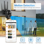 ESCAM WNK618 3.0 Million Pixels 8 - channel Wireless Dome Camera HD NVR Security System, Support Motion Detection & Two - way Audio & Full - color Night Vision & TF Card, EU Plug - Trustpick