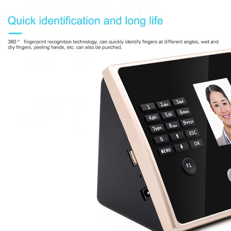 FA02 Face Recognition Fingerprint Time Attendance Machine - Trustpick