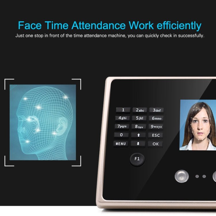 FA02 Face Recognition Fingerprint Time Attendance Machine - Trustpick