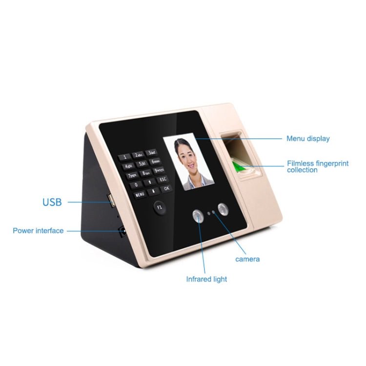 FA02 Face Recognition Fingerprint Time Attendance Machine - Trustpick