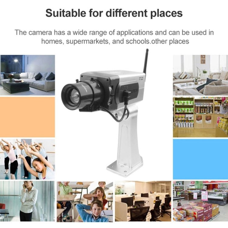 Fake Dummy Wireless Surveillance IR LED Security Camera with 45 Rotation - Trustpick