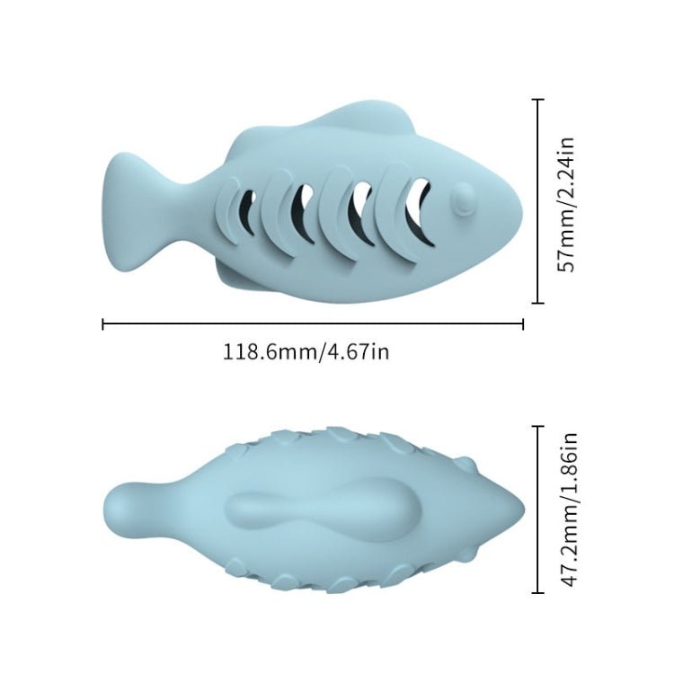 Fish Shape Silicone Cat Toy - Trustpick