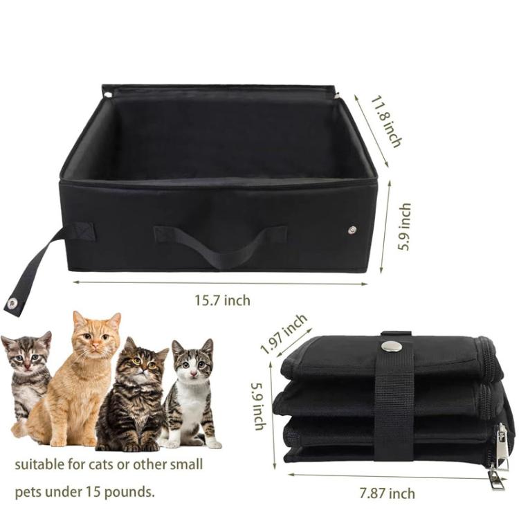 Foldable Fabric Litter Bag Portable Travel Litter Box - Trustpick