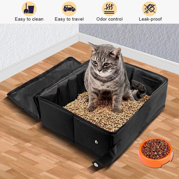 Foldable Fabric Litter Bag Portable Travel Litter Box - Trustpick