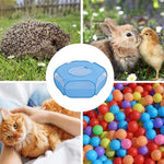 Folded Small Pet Fence Outdoor Workout Game Crawling Small Animal Tent, Specification： - Trustpick
