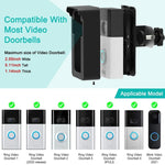 For Blink / Google Ring Doorbell Device Universal Door Overhead Bracket Anti - theft Adjustable - Trustpick