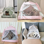 Four Seasons Universal Cat Small Dog Tent Removable and Washable Cat Litter Pet Nest - Trustpick