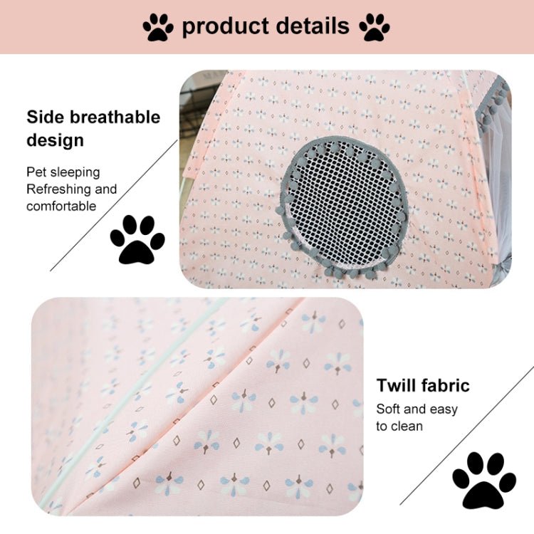 Four Seasons Universal Cat Small Dog Tent Removable and Washable Cat Litter Pet Nest - Trustpick