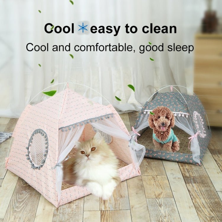 Four Seasons Universal Cat Small Dog Tent Removable and Washable Cat Litter Pet Nest - Trustpick