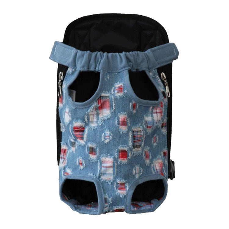 Front Pet Carrier Dog Backpack Bag, Size：L - Trustpick