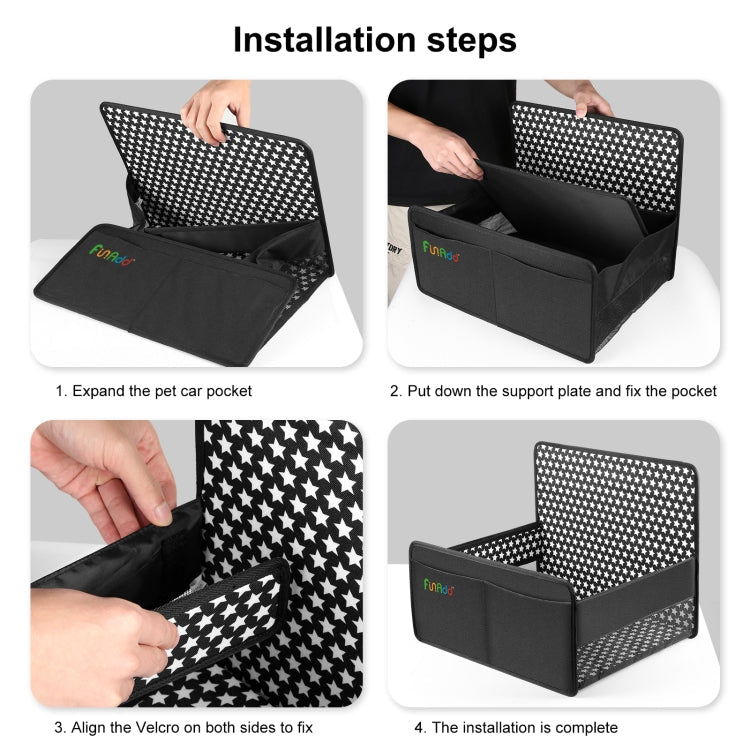 FunAdd Breathable and Foldable Pet Dog Car Basket Anti - dirty Waterproof Pad - Trustpick