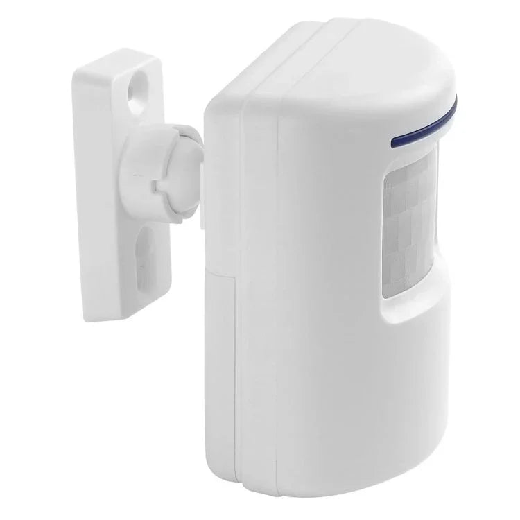 FY - 0256 2 in 1 PIR Infrared Sensors (Transmitter + Receiver) Wireless Doorbell Alarm Detector for Home / Office / Shop / Factory, EU Plug - Trustpick