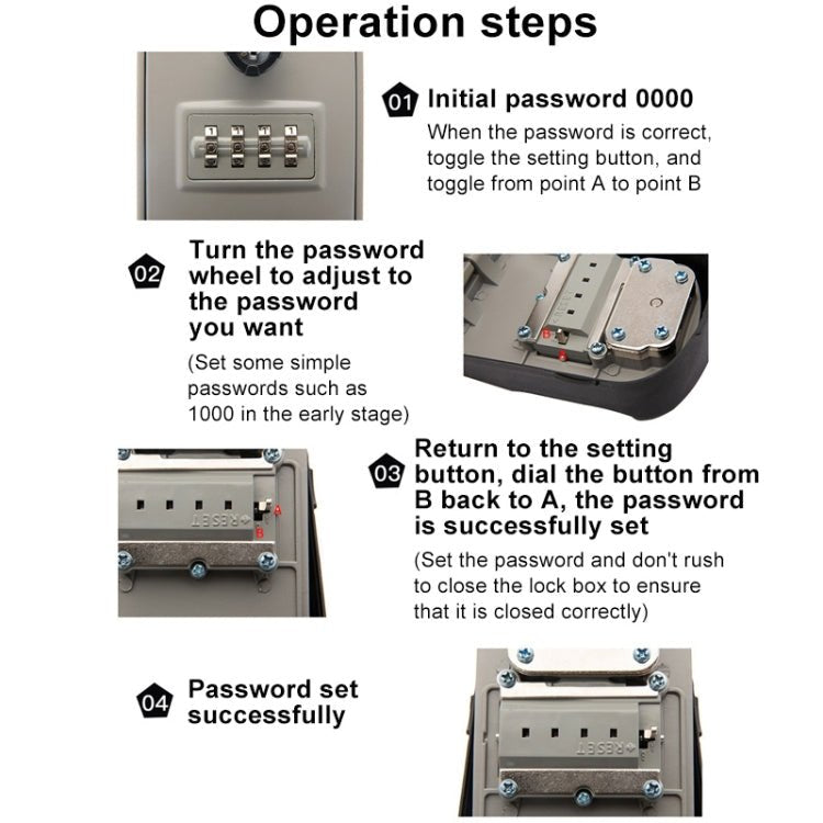 G11 Punch - free Double Key Storage Box - Trustpick