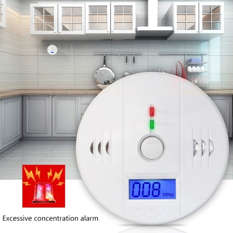 Gas Carbon Monoxide Detector Sensor Unit LCD CO Safety Alarm Tester - Trustpick