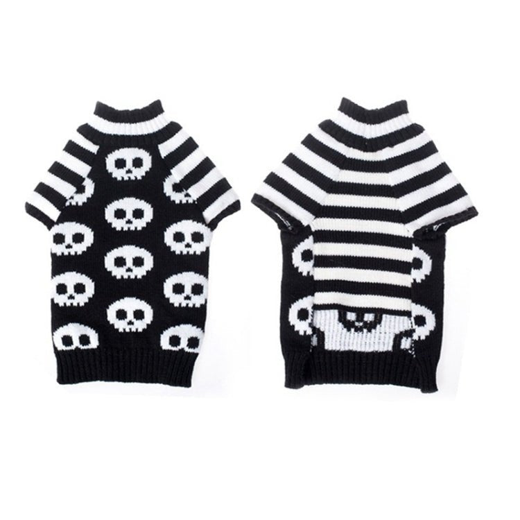 Halloween Skull Pet Sweater Cat & Dog Costume - Trustpick