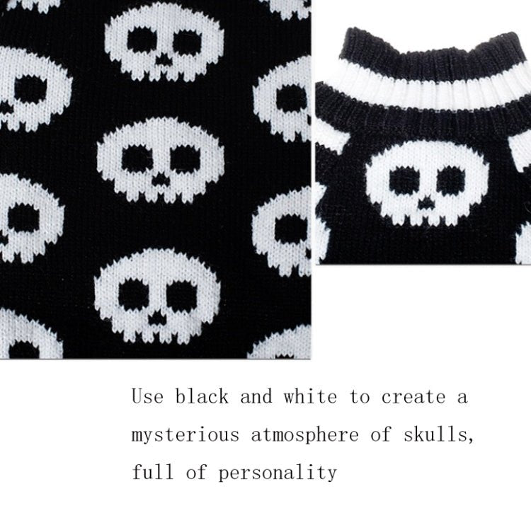 Halloween Skull Pet Sweater Cat & Dog Costume - Trustpick