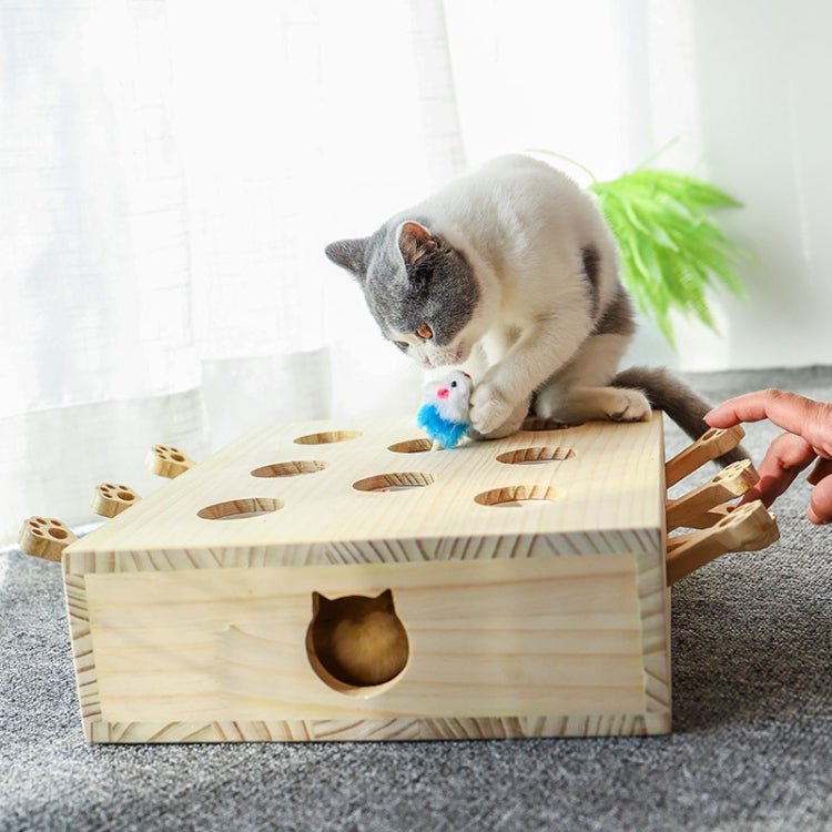 Hamster And Cat Toys Solid Wood Cat Supplies - Trustpick