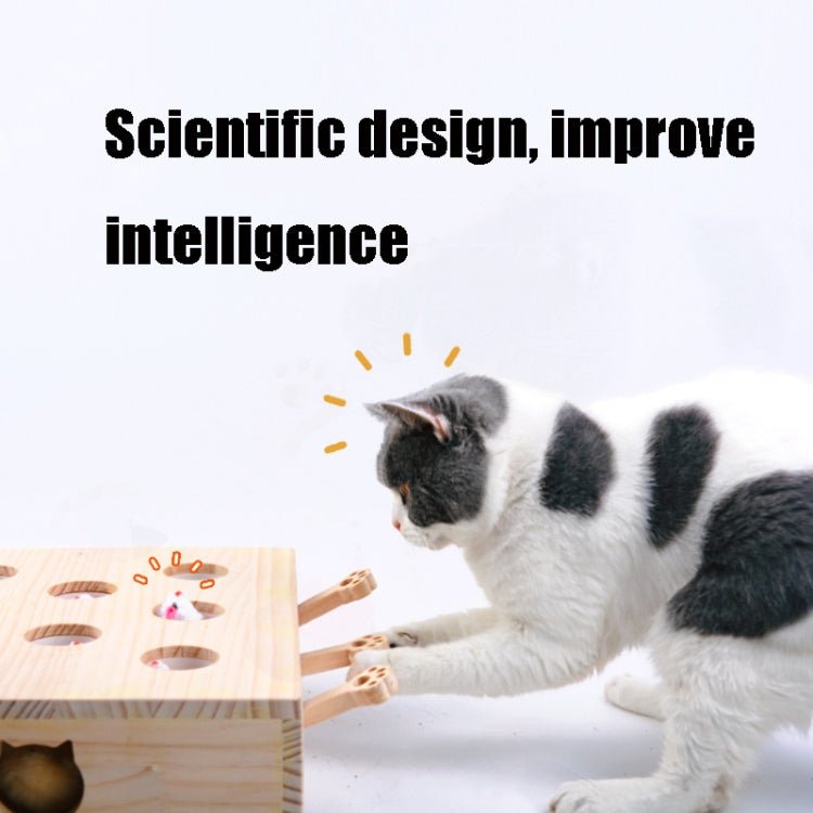 Hamster And Cat Toys Solid Wood Cat Supplies - Trustpick