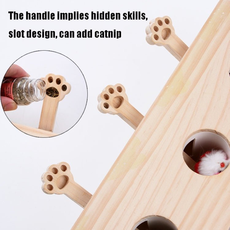 Hamster And Cat Toys Solid Wood Cat Supplies - Trustpick