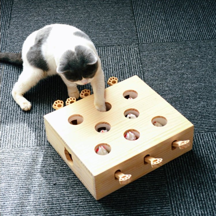 Hamster And Cat Toys Solid Wood Cat Supplies - Trustpick