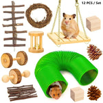 Hamster Toy Pet Rabbit Guinea Pig Parrot Play Grinding Wood Toys - Trustpick