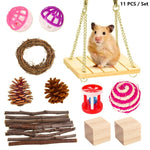 Hamster Toy Pet Rabbit Guinea Pig Parrot Play Grinding Wood Toys - Trustpick