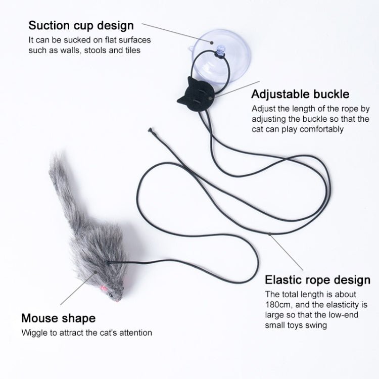 Hanging Door Retractable Cat Teaser Stick Pet Toy - Trustpick