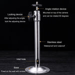 Hanging Stainless Steel Camera Bracket 360 Degree Adjustable Universal Surveillance Mounting Holder - Trustpick
