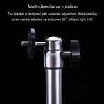 Hanging Stainless Steel Camera Bracket 360 Degree Adjustable Universal Surveillance Mounting Holder - Trustpick