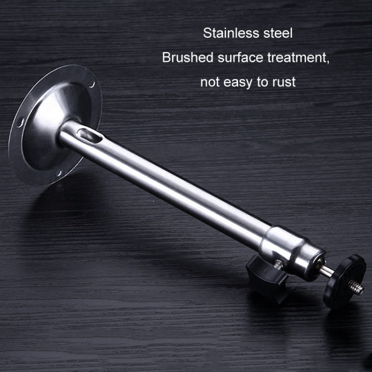 Hanging Stainless Steel Camera Bracket 360 Degree Adjustable Universal Surveillance Mounting Holder - Trustpick