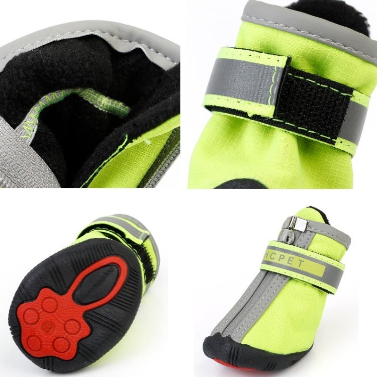 HCPET A1703 Pet Non - Slip Wear - Resistant Shoes Puppy Feet Cover - Trustpick