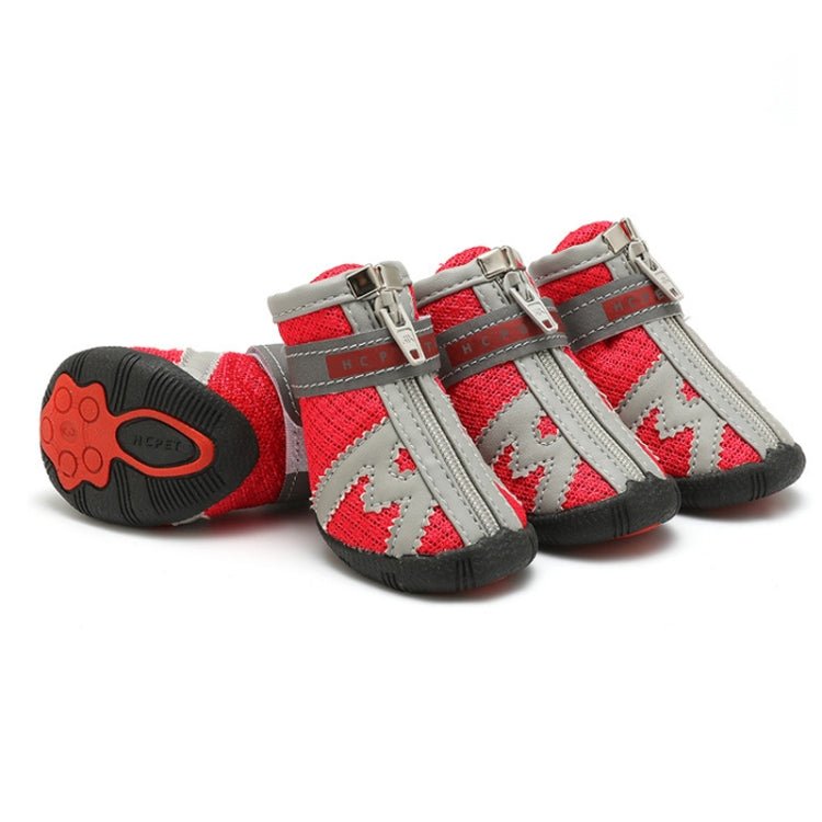 HCPET A1703 Pet Non - Slip Wear - Resistant Shoes Puppy Feet Cover - Trustpick