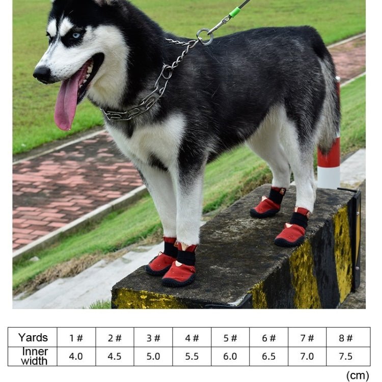 HCPET Non - Slip Wear - Resistant Pet Shoes Four Seasons Breathable Dog Shoes - Trustpick